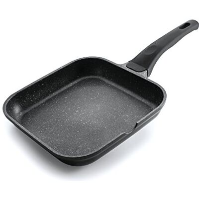 LACOR 24127 – Eco Stone Smooth Roaster 28 cm – Black Profi kuchyně kvalita Langlebiges Profi-Utensil; entwickelt für optimale Leistung und schnelle, unkomplizierte Reinigung in der Spülmaschine LACOR 24127 – Eco Stone Smooth Roaster 28 cm – Black Profi kuchyně kvalita Langlebiges Profi-Utensil; entwickelt für optimale Leistung und schnelle, unkomplizierte Reinigung in der Spülmaschine