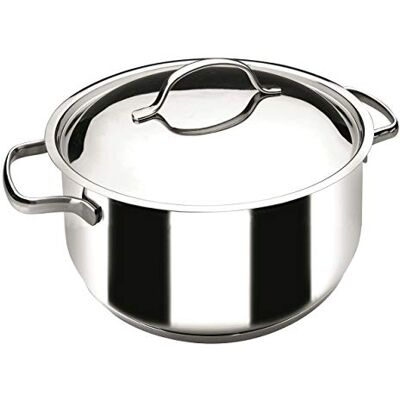 LACOR 32016 Bratentopf mit Deckel 16 cm Basic Aus lebensmittelechtem Edelstahl gefertigt; hohe Korrosionsbeständigkeit und Haltbarkeit im täglichen Gebrauch LACOR 32016 Bratentopf mit Deckel 16 cm Basic Aus lebensmittelechtem Edelstahl gefertigt; hohe Korrosionsbeständigkeit und Haltbarkeit im täglichen Gebrauch