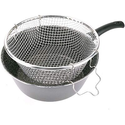 ALLUFLON Pánev s fritovacím košem 24 cm Tradizione Italia ALLUFLON Pánev s fritovacím košem 24 cm Tradizione Italia