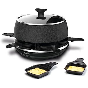 T-Fal Tefal Raclette & fondue Cheese'n Co, elektrický gril na raclette + zařízení na fondue, pro 6 osob, 6 pánviček, 6 vidliček, 1 hrnec + víko, kniha receptů, vzhled kamene, vhodné do myčky nádobí, 850 W, T-Fal Tefal Raclette & fondue Cheese'n Co, elektrický gril na raclette + zařízení na fondue, pro 6 osob, 6 pánviček, 6 vidliček, 1 hrnec + víko, kniha receptů, vzhled kamene, vhodné do myčky nádobí, 850 W,