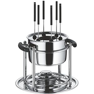 WMF Allegro 11dílná sada na fonduesy, pro 6 osob, s hořáky a vidličkami, nerezová ocel Cromargan, indukční hrnec na fondue, vhodný do myčky WMF Allegro 11dílná sada na fonduesy, pro 6 osob, s hořáky a vidličkami, nerezová ocel Cromargan, indukční hrnec na fondue, vhodný do myčky