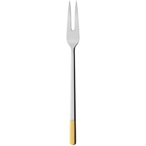 Villeroy & Boch Villeroy a Boch Ella vidlička na maso, 18,3 cm, nerezová ocel, částečně pozlacená Villeroy & Boch Villeroy a Boch Ella vidlička na maso, 18,3 cm, nerezová ocel, částečně pozlacená