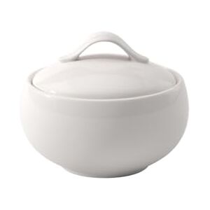 Villeroy & Boch Villeroy a Boch New Cottage Basic, cukřenka, 450 ml, výška: 6,5 cm, prémiový porcelán, bílá Villeroy & Boch Villeroy a Boch New Cottage Basic, cukřenka, 450 ml, výška: 6,5 cm, prémiový porcelán, bílá