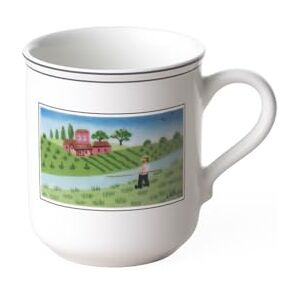 Villeroy & Boch Villeroy und Boch Design Naif hrnek na kávu Fischer, 300 ml, výška: 9,1 cm, prémiový porcelán, barevný Villeroy & Boch Villeroy und Boch Design Naif hrnek na kávu Fischer, 300 ml, výška: 9,1 cm, prémiový porcelán, barevný