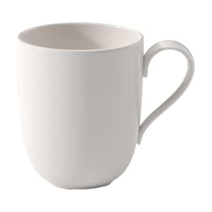 Villeroy & Boch Hrnek na kávu Villeroy und Boch New Cottage Basic, 350 ml, výška: 9 cm, prémiový porcelán, bílý Villeroy & Boch Hrnek na kávu Villeroy und Boch New Cottage Basic, 350 ml, výška: 9 cm, prémiový porcelán, bílý