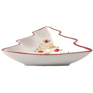 Villeroy & Boch Winter Bakery Delight Stromová miska malá červená, vhodná do mikrovlnné trouby, vánoční nádobí, misky, miska na dezert, svačinky nebo dipy, Bol, Xmas, Vánoce, prémiový porcelán Villeroy & Boch Winter Bakery Delight Stromová miska malá červená, vhodná do mikrovlnné trouby, vánoční nádobí, misky, miska na dezert, svačinky nebo dipy, Bol, Xmas, Vánoce, prémiový porcelán