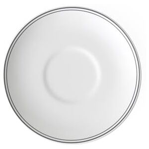 Villeroy & Boch Designový podšálek Naif od Villeroy a Boch, 15 cm, prémiový porcelán, bílý/černý Villeroy & Boch Designový podšálek Naif od Villeroy a Boch, 15 cm, prémiový porcelán, bílý/černý