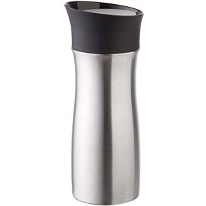 Helios Click’n’Drink Thermobecher Stahlgrau 0,3L – 4h heiß & 8h kalt – Bruchsicherer Edelstahl – Einhandbedienung – 100% auslaufsicher – Spülmaschinenfest, 0,3 Liter Helios Click’n’Drink Thermobecher Stahlgrau 0,3L – 4h heiß & 8h kalt – Bruchsicherer Edelstahl – Einhandbedienung – 100% auslaufsicher – Spülmaschinenfest, 0,3 Liter