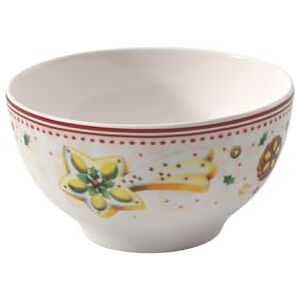 Villeroy & Boch Winter Bakery Delight miska s motivem padající hvězdy, prémiový porcelán, bílý/červený Villeroy & Boch Winter Bakery Delight miska s motivem padající hvězdy, prémiový porcelán, bílý/červený