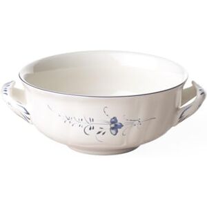 Villeroy & Boch Villeroy und Boch Vieux Luxembourg Suppentasse, 400 ml, Premium Porzellan, weiß/blau Villeroy & Boch Villeroy und Boch Vieux Luxembourg Suppentasse, 400 ml, Premium Porzellan, weiß/blau