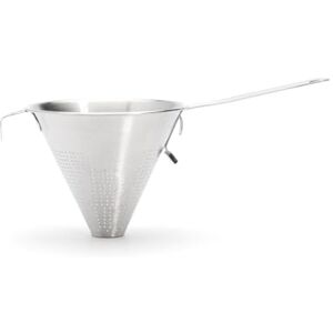 DE BUYER Kuchyňské síto "Chinois" z perforované ušlechtilé oceli -průměr 18 cm 3350. 18N, stříbrné DE BUYER Kuchyňské síto "Chinois" z perforované ušlechtilé oceli -průměr 18 cm 3350. 18N, stříbrné