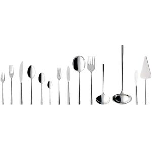 Villeroy & Boch Piemont sada příborů 113dílná stříbrná, vhodné do myčky nádobí, sada příborů pro 12 osob, sada příborů platina, příbor, ušlechtilá ocel Villeroy & Boch Piemont sada příborů 113dílná stříbrná, vhodné do myčky nádobí, sada příborů pro 12 osob, sada příborů platina, příbor, ušlechtilá ocel