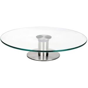 Ibili 717130 Kuchenständer drehbar, Edelstahl, Silber/transparent, 30 x 30 x 5 cm Ibili 717130 Kuchenständer drehbar, Edelstahl, Silber/transparent, 30 x 30 x 5 cm