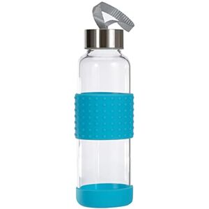 Ibili Flasche aus Glas Sky, 360 ml, Borosilikatglas, wiederverwendbar, Schutz gegen Schläge Ibili Flasche aus Glas Sky, 360 ml, Borosilikatglas, wiederverwendbar, Schutz gegen Schläge