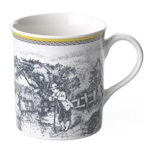 Villeroy & Boch Hrnek na kávu Villeroy a Boch Audun Ferme, 300 ml, výška: 9,1 cm, prémiový porcelán, bílý/barevný Villeroy & Boch Hrnek na kávu Villeroy a Boch Audun Ferme, 300 ml, výška: 9,1 cm, prémiový porcelán, bílý/barevný
