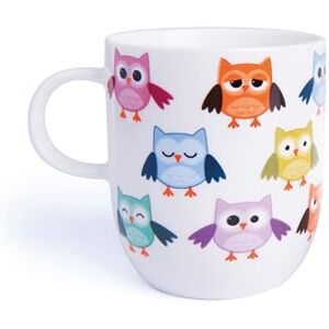 Excelsa Hrnek se zvířaty, 400 ml, z porcelánu, barva: bílá Uhu 1 ks vícebarevný Excelsa Hrnek se zvířaty, 400 ml, z porcelánu, barva: bílá Uhu 1 ks vícebarevný