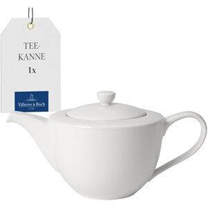 Villeroy & Boch For Me čajová konvice 1,2 litru bílá, vhodná do myčky nádobí, vhodná do mikrovlnné trouby, konvice na kávu, konvice s víkem, porcelánová konvice, prémiový porcelán Villeroy & Boch For Me čajová konvice 1,2 litru bílá, vhodná do myčky nádobí, vhodná do mikrovlnné trouby, konvice na kávu, konvice s víkem, porcelánová konvice, prémiový porcelán