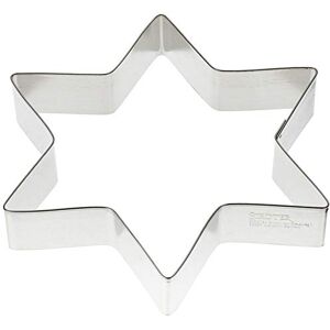 Städter 050082 Vykrajovací forma hvězda, bílý plech, průměr 18 cm, stříbrná, 18 x 18 x 3 cm Städter 050082 Vykrajovací forma hvězda, bílý plech, průměr 18 cm, stříbrná, 18 x 18 x 3 cm