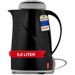 Helios Černá, termoska Wave 0,6 l – 6 h teplá – udrží nápoje horké a studené v myčce nádobí – lehký, robustní plastový plášť – ideální na kávu a čaj Helios Černá, termoska Wave 0,6 l – 6 h teplá – udrží nápoje horké a studené v myčce nádobí – lehký, robustní plastový plášť – ideální na kávu a čaj