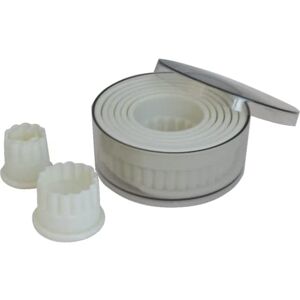 DE BUYER DeBuyer Dose Von 9 Ausstechern, Kunststoff, grau, 12 cm DE BUYER DeBuyer Dose Von 9 Ausstechern, Kunststoff, grau, 12 cm