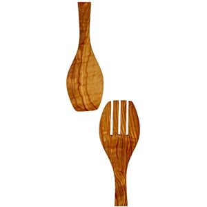 Metaltex 580630010 salátový příbor 30 cm olivové dřevo, hnědý Metaltex 580630010 salátový příbor 30 cm olivové dřevo, hnědý