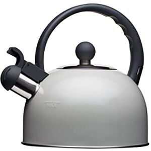 KitchenCraft Indukčně vhodná pískající konvice řady Living Nostalgia od společnosti , 1,3 l, rychlovarná konvice v antické krémové barvě, kov, šedá, 18 x 21,5 x 21 cm KitchenCraft Indukčně vhodná pískající konvice řady Living Nostalgia od společnosti , 1,3 l, rychlovarná konvice v antické krémové barvě, kov, šedá, 18 x 21,5 x 21 cm