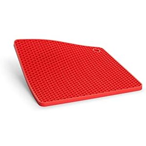 Woll – Silikonová podložka 19 x 19 cm čtyřhranná – odolná vůči teplu a protiskluzová – pro hrnce, pekáče a pánve – lze mýt v myčce Woll – Silikonová podložka 19 x 19 cm čtyřhranná – odolná vůči teplu a protiskluzová – pro hrnce, pekáče a pánve – lze mýt v myčce