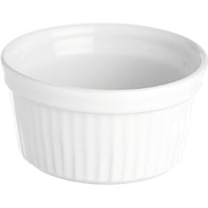 Excelsa Große Ofen Ramequin transparent, Keramik, Weiß 11x11x6 cm Bianco Excelsa Große Ofen Ramequin transparent, Keramik, Weiß 11x11x6 cm Bianco