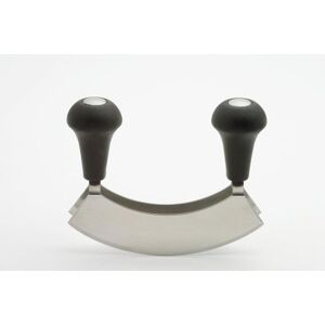 Weis Doppelwiegemesser Edelstahl/Kunststoff Silber, Maße: 13,5cm x 2,5cm x 10,5cm, 11614 Weis Doppelwiegemesser Edelstahl/Kunststoff Silber, Maße: 13,5cm x 2,5cm x 10,5cm, 11614