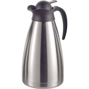 Esmeyer 290-070 termoska THERMOART, obsah: 1 litr, nerozbitná vložka z ušlechtilé oceli, ovládání jednou rukou, výška: 230 mm, stříbrná/černá Esmeyer 290-070 termoska THERMOART, obsah: 1 litr, nerozbitná vložka z ušlechtilé oceli, ovládání jednou rukou, výška: 230 mm, stříbrná/černá