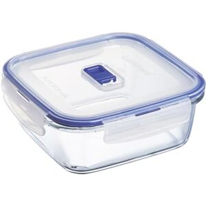 LUMINARC Pure Box Active, úložný box ze skla s víkem, čtvercový, 1220 ml, 1 kus LUMINARC Pure Box Active, úložný box ze skla s víkem, čtvercový, 1220 ml, 1 kus