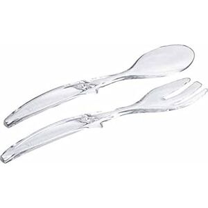 Emsa 504638 salátový příbor, 2dílný, plast, délka 30 cm, transparentní, Vienna Emsa 504638 salátový příbor, 2dílný, plast, délka 30 cm, transparentní, Vienna