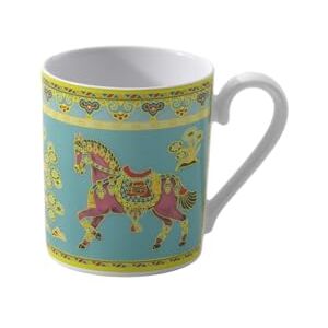 Villeroy & Boch Samarkand akvamarínový šálek, 0,35 l, porcelán, modrá, zlatá, červená Villeroy & Boch Samarkand akvamarínový šálek, 0,35 l, porcelán, modrá, zlatá, červená