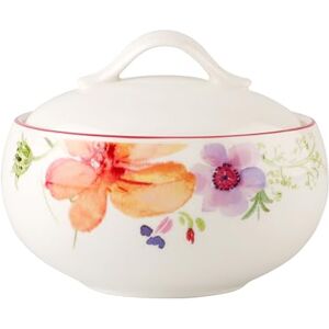 Villeroy & Boch Mariefleur dóza na cukr pestrá, vhodná do myčky nádobí, vhodná do mikrovlnné trouby, miska na cukr s víkem, nádoba na cukr, skladování, příslušenství na kávu, nádobí pro květiny Villeroy & Boch Mariefleur dóza na cukr pestrá, vhodná do myčky nádobí, vhodná do mikrovlnné trouby, miska na cukr s víkem, nádoba na cukr, skladování, příslušenství na kávu, nádobí pro květiny