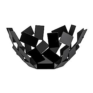 Alessi La Stanza dello Scirocco miska na ovoce, ušlechtilá ocel, černá, ušlechtilá ocel 18/10, černý lak, 2. 5 x 27 x 30 cm, MT02 B Alessi La Stanza dello Scirocco miska na ovoce, ušlechtilá ocel, černá, ušlechtilá ocel 18/10, černý lak, 2. 5 x 27 x 30 cm, MT02 B