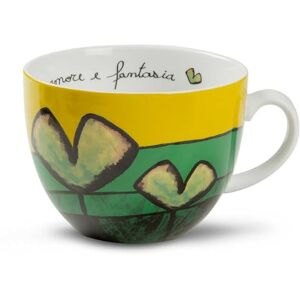 EGAN Frühstückstasse Kollektion Brot Liebe und Fantasie. Artikel aus Porzellan in Grün und Gelb und Mehrfarbig. Größe: 8,7 x 16 x 0 cm. Die Referenz ist PAF03/1V EGAN Frühstückstasse Kollektion Brot Liebe und Fantasie. Artikel aus Porzellan in Grün und Gelb und Mehrfarbig. Größe: 8,7 x 16 x 0 cm. Die Referenz ist PAF03/1V
