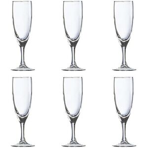 Arcoroc Luminarc Princesa Kelche Flûte, Glas, Transparent, Packung zu 6 Stück, 15 cl Arcoroc Luminarc Princesa Kelche Flûte, Glas, Transparent, Packung zu 6 Stück, 15 cl
