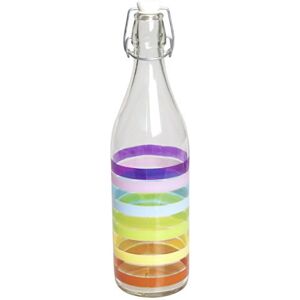 Excelsa Chic & Choc Flasche 1 Liter, Glas, Mehrfarbig, 8 x 8 x 32 cm Excelsa Chic & Choc Flasche 1 Liter, Glas, Mehrfarbig, 8 x 8 x 32 cm