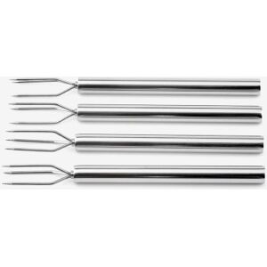 Weis Pellkartoffelgabel Set 4 Stück aus Edelstahl in der Farbe Silber, Maße: 13,4cm x 0,9cm x 0,9cm, 15184 Weis Pellkartoffelgabel Set 4 Stück aus Edelstahl in der Farbe Silber, Maße: 13,4cm x 0,9cm x 0,9cm, 15184
