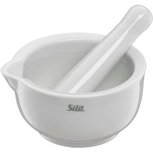 Silit Hmoždíř s paličkou 10 cm, porcelán, vhodný do myčky Silit Hmoždíř s paličkou 10 cm, porcelán, vhodný do myčky