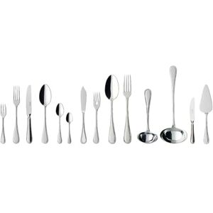Villeroy & Boch Sada příborů s křížovým pásem Septfontaines 113dílná stříbrná, vhodné do myčky nádobí, příbory sada pro 12 osob, sada příborů platina, příbor, ušlechtilá ocel Villeroy & Boch Sada příborů s křížovým pásem Septfontaines 113dílná stříbrná, vhodné do myčky nádobí, příbory sada pro 12 osob, sada příborů platina, příbor, ušlechtilá ocel
