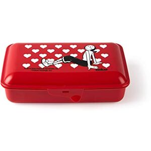 Excelsa Popeye Lunchbox s příborem Olivia, červená, 23 x 13 cm Excelsa Popeye Lunchbox s příborem Olivia, červená, 23 x 13 cm