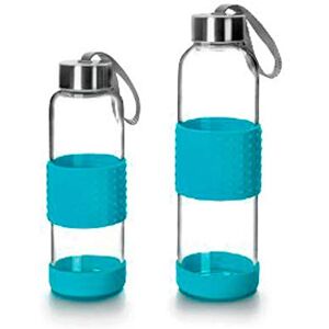 Ibili Flasche aus Glas Sky, 500 ml, Borosilikatglas, wiederverwendbar, Schutz gegen Schläge Ibili Flasche aus Glas Sky, 500 ml, Borosilikatglas, wiederverwendbar, Schutz gegen Schläge