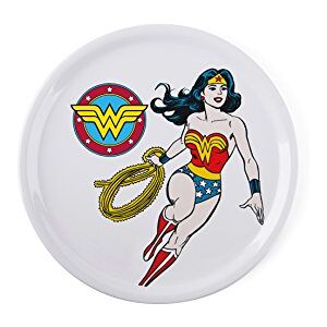 Excelsa Wonder Woman Pizzateller, Porzellan, Weiß Excelsa Wonder Woman Pizzateller, Porzellan, Weiß
