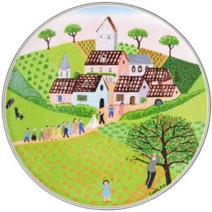 Villeroy & Boch Charm&Breakfast Design Naif talíř na dort, prémiový porcelán, bílý/vícebarevný, 30 cm Villeroy & Boch Charm&Breakfast Design Naif talíř na dort, prémiový porcelán, bílý/vícebarevný, 30 cm