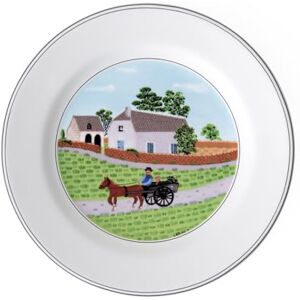 Villeroy & Boch Villeroy und Boch Design Naif snídaňový talíř "Bauer", 21 cm, prémiový porcelán, bílá/barevná Villeroy & Boch Villeroy und Boch Design Naif snídaňový talíř "Bauer", 21 cm, prémiový porcelán, bílá/barevná