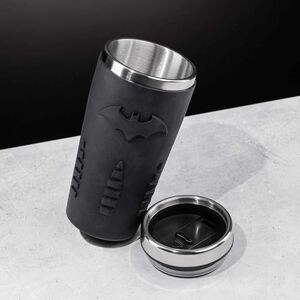 Paladone Batman cestovní hrnek oficiální licence, opakovaně použitelný na kávu a čaj, perfektní společník, 450 ml Paladone Batman cestovní hrnek oficiální licence, opakovaně použitelný na kávu a čaj, perfektní společník, 450 ml