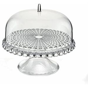 Guzzini Tiffany, malý talíř na dort s podstavcem a krytem transparentní, Ø 30 x v 27 cm 19940100 Guzzini Tiffany, malý talíř na dort s podstavcem a krytem transparentní, Ø 30 x v 27 cm 19940100