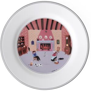 Villeroy & Boch Snídaňový talíř z kolekce Villeroy a Boch, krb, prémiový porcelán Villeroy & Boch Snídaňový talíř z kolekce Villeroy a Boch, krb, prémiový porcelán