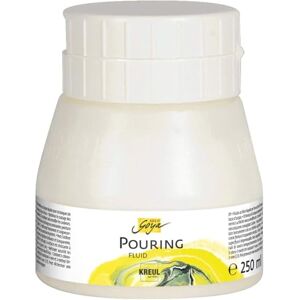 KREUL 87205 Solo Goya Pouring Fluid, dóza 250 ml, tekuté akrylové médium pro odlévací a tekuté techniky, na bázi vody, optimalizuje tok akrylových barev KREUL 87205 Solo Goya Pouring Fluid, dóza 250 ml, tekuté akrylové médium pro odlévací a tekuté techniky, na bázi vody, optimalizuje tok akrylových barev